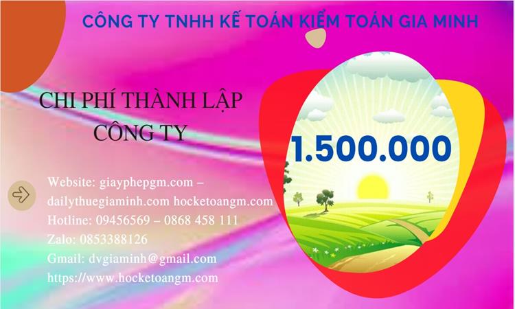 Bảng giá thành lập văn phòng đại diện ở Bắc Giang