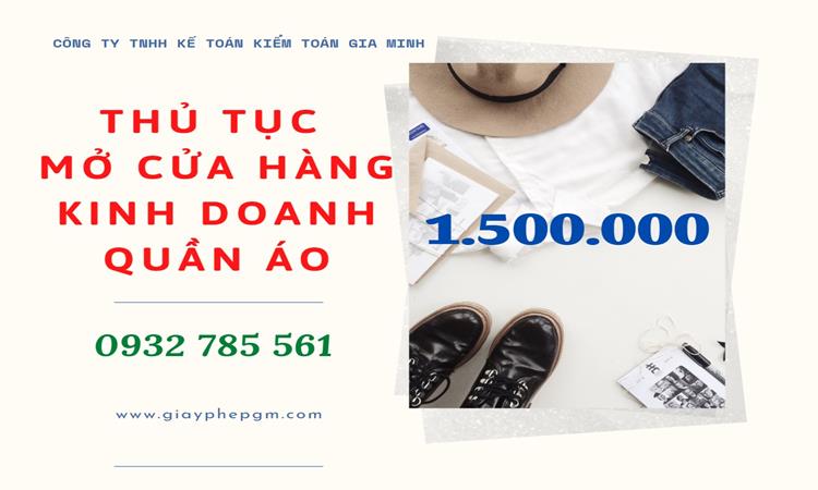 Quy trình thủ tục mở cửa hàng kinh doanh quần áo tại tphcm 5 Chi phí mở cửa hàng kinh doanh quần áo tại TPHCM