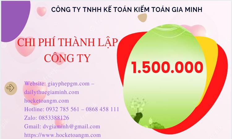 Chi phí thành lập công ty chuyển phát nhanh tại Bà Rịa Vũng Tàu