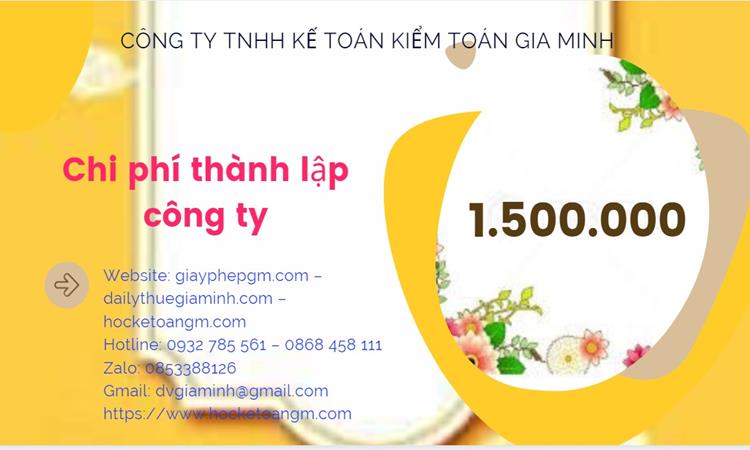 Chi phí thành lập công ty chuyển phát nhanh tại Bình Phước