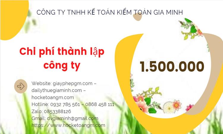 Chi phí thành lập công ty chuyển phát nhanh tại Huế