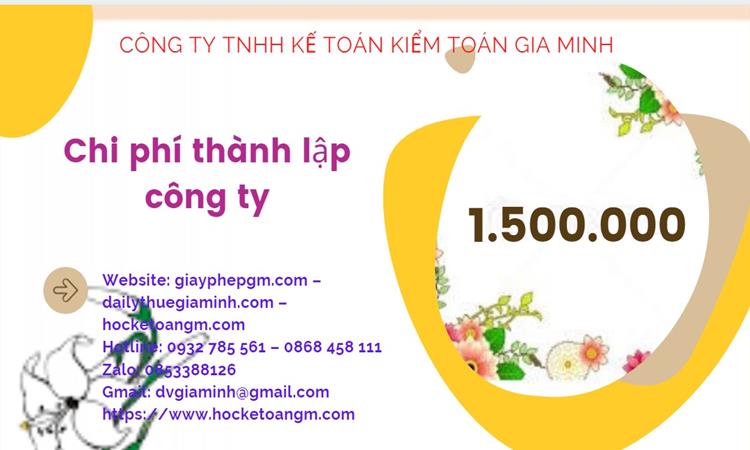 Chi phí thành lập công ty chuyển phát nhanh tại Huyện Bình Lục