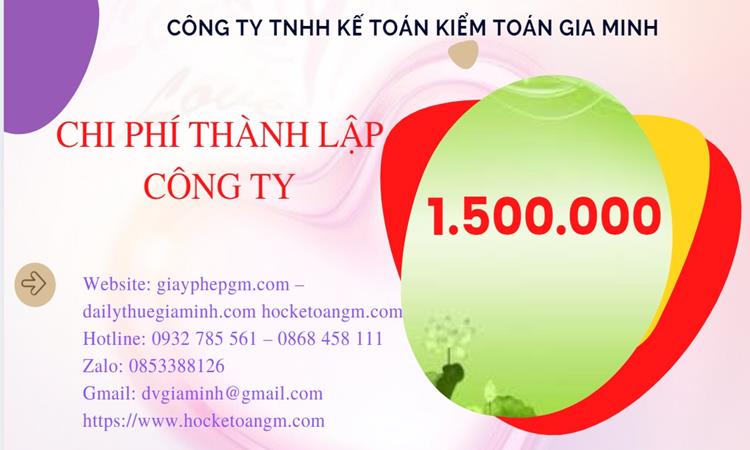 Chi phí thành lập công ty chuyển phát nhanh tại Huyện Chương Mỹ