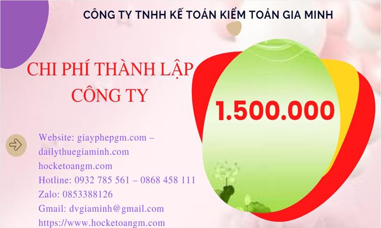 Chi phí thành lập công ty chuyển phát nhanh tại Huyện Củ Chi