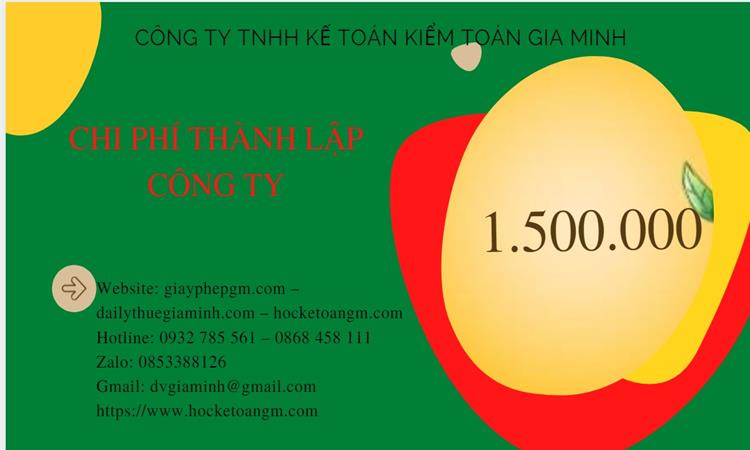 Chi phí thành lập công ty chuyển phát nhanh tại Huyện Đan Phượng