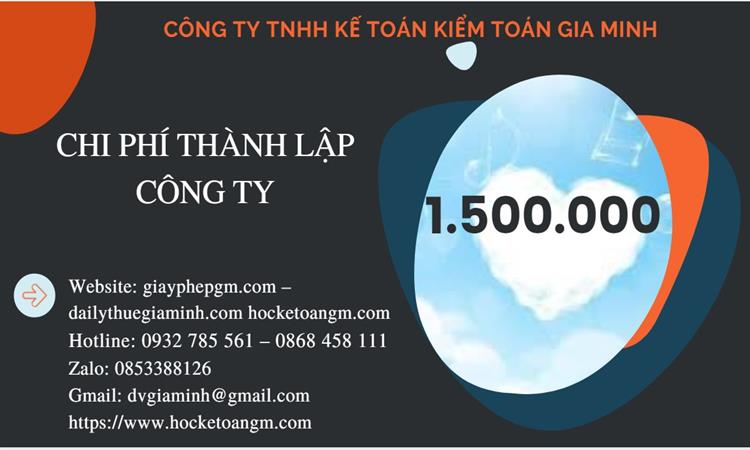 Chi phí thành lập công ty chuyển phát nhanh tại Huyện Lý Nhân