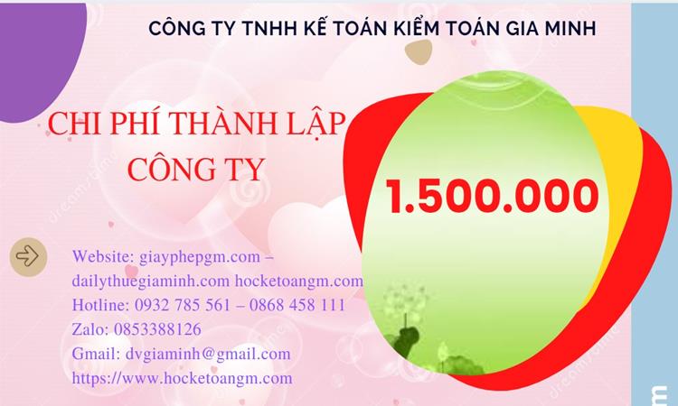 Chi phí thành lập công ty chuyển phát nhanh tại Huyện Thanh Oai