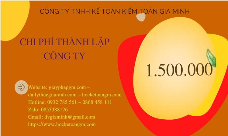 Chi phí thành lập công ty chuyển phát nhanh tại Huyện Thường Tín