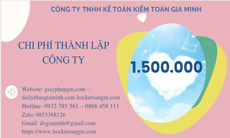 Chi phí thành lập công ty chuyển phát nhanh tại Huyện Văn Giang