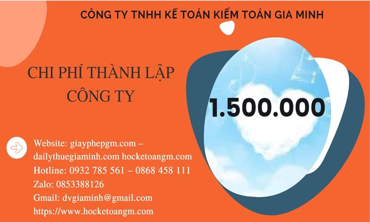 Chi phí thành lập công ty chuyển phát nhanh tại Huyện Khoái Châu