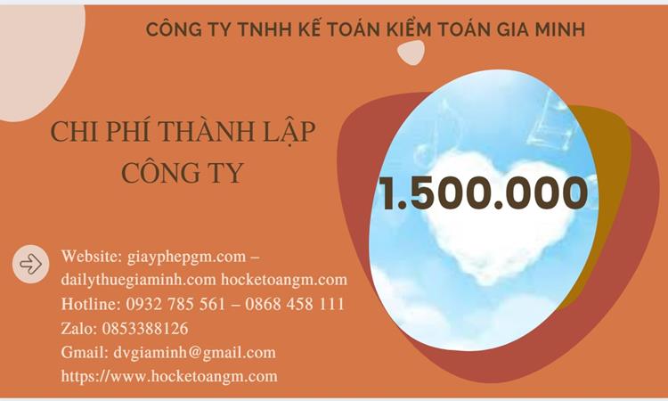 Chi phí thành lập công ty chuyển phát nhanh tại Nam Định
