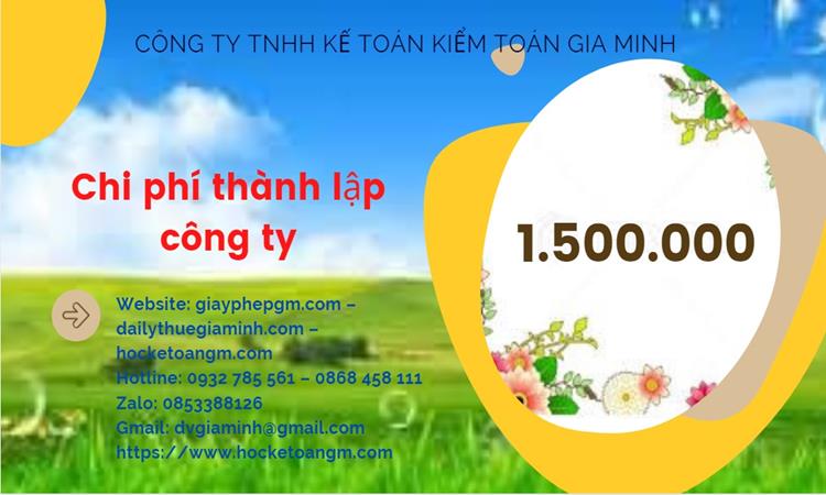 Chi phí thành lập công ty chuyển phát nhanh tại Nghệ An