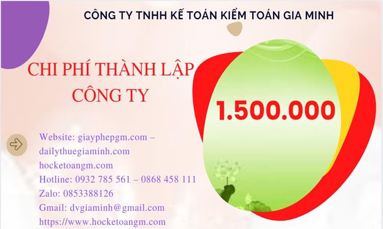Chi phí thành lập công ty chuyển phát nhanh tại Quận 10