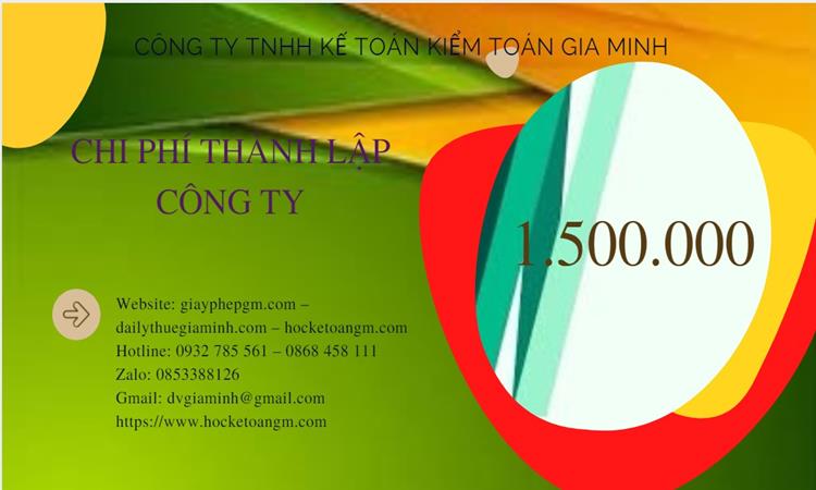 Chi phí thành lập công ty chuyển phát nhanh tại Quận 11