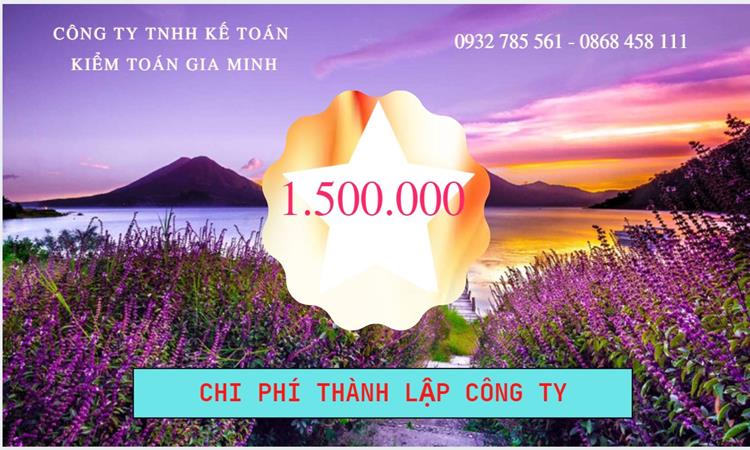 Chi phí thành lập công ty chuyển phát nhanh tại Quận 8