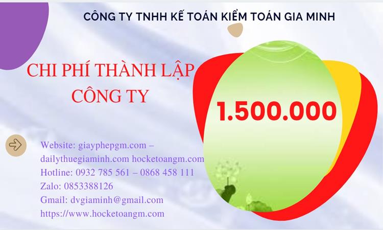 Chi phí thành lập công ty chuyển phát nhanh tại Quận 9
