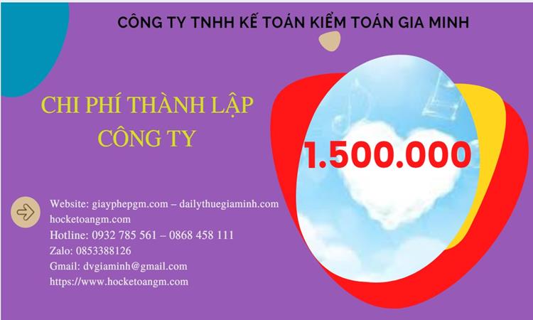 Chi phí thành lập công ty chuyển phát nhanh tại Quận Bắc Từ Liêm