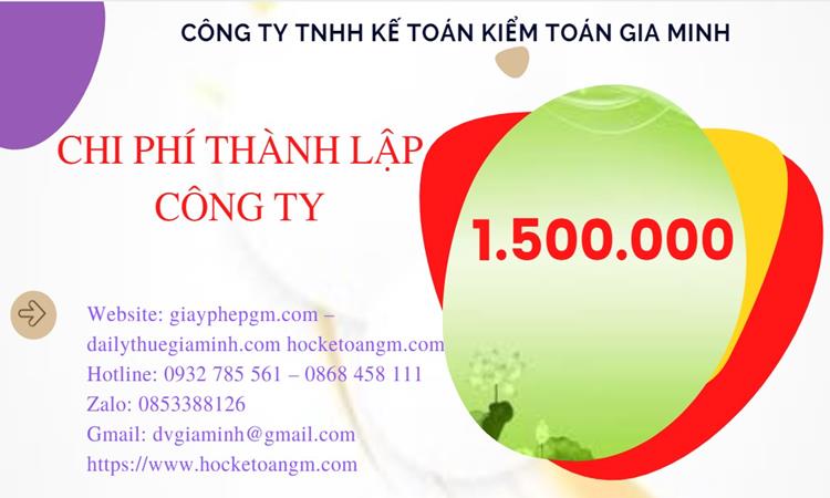 Chi phí thành lập công ty chuyển phát nhanh tại Quận Bình Tân
