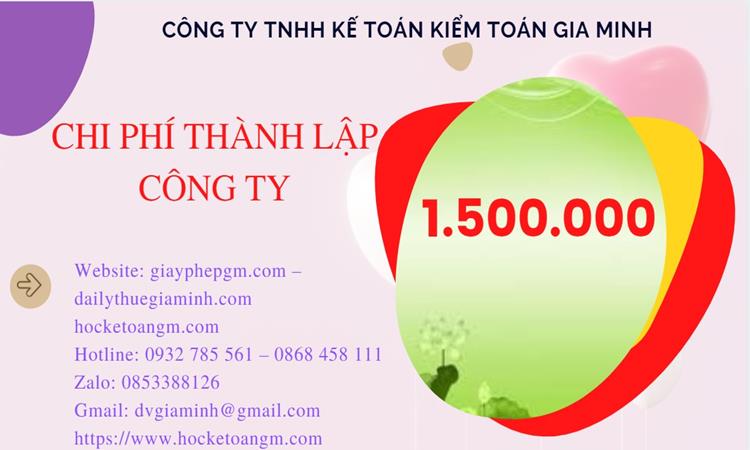 Chi phí thành lập công ty chuyển phát nhanh tại Quận Long Biên