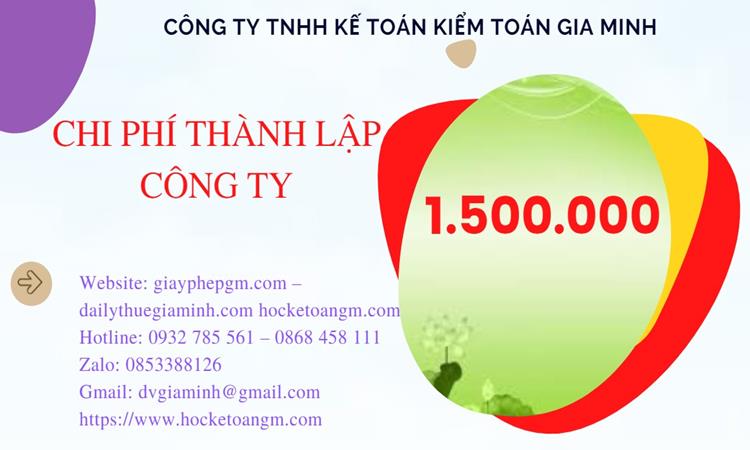 Chi phí thành lập công ty chuyển phát nhanh tại Quận Tân Bình