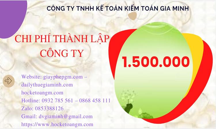 Chi phí thành lập công ty chuyển phát nhanh tại Quận Tân Phú