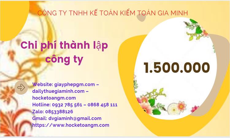 Chi phí thành lập công ty chuyển phát nhanh tại Quận Thốt Nốt