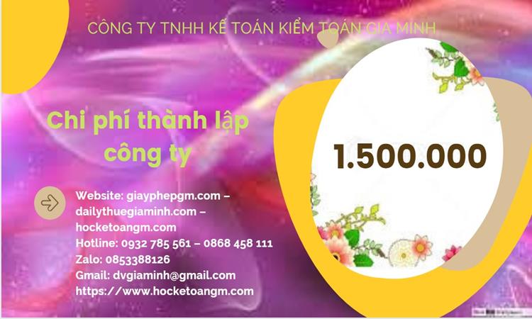 Chi phí thành lập công ty chuyển phát nhanh tại Sóc Trăng