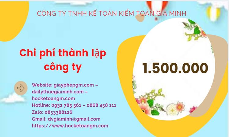 Chi phí thành lập công ty chuyển phát nhanh tại Thái Bình