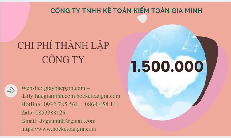 Chi phí thành lập công ty chuyển phát nhanh tại Thanh Hóa