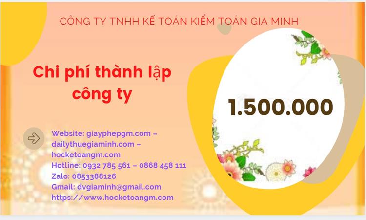 Chi phí thành lập công ty chuyển phát nhanh tại Thành Phố Đà Nẵng