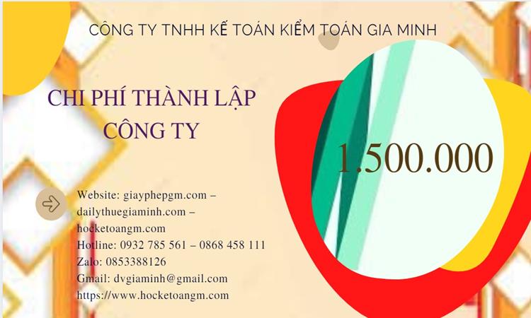 Chi phí thành lập công ty chuyển phát nhanh tại Thành Phố Hà Nội
