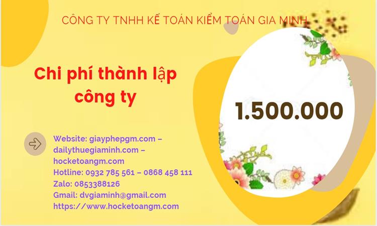Chi phí thành lập công ty chuyển phát nhanh tại Thành Phố Hải Phòng