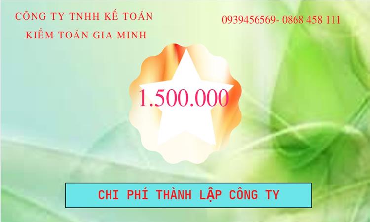 Chi phí thành lập công ty chuyển phát nhanh tại Thành Phố Thủ Đức