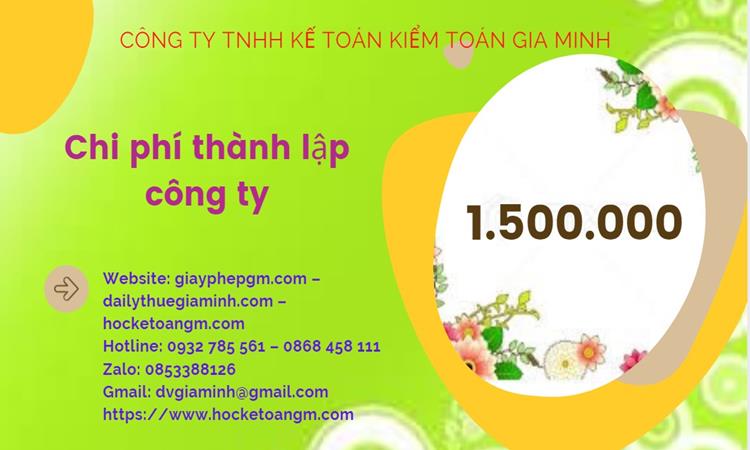 Chi phí thành lập công ty chuyển phát nhanh tại Thị Xã Mỹ Hào