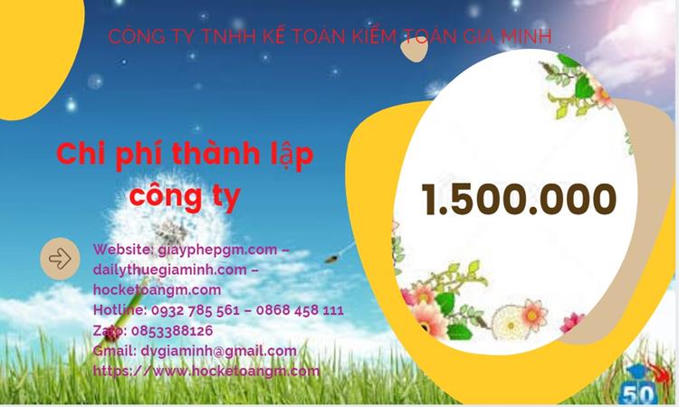 Chi phí thành lập công ty chuyển phát nhanh tại Tiền Giang