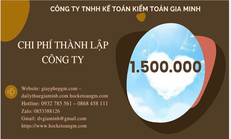 Chi phí thành lập công ty chuyển phát nhanh tại TT Huế