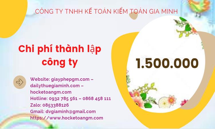 Chi phí thành lập công ty chuyển phát nhanh tại Yên Bái