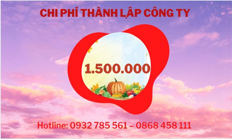 Chi phí thành lập công ty đào tạo nghề tại Huyện Ba Vì