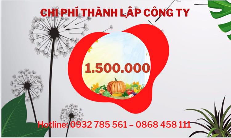 Chi phí thành lập công ty đào tạo nghề tại Huyện Củ Chi