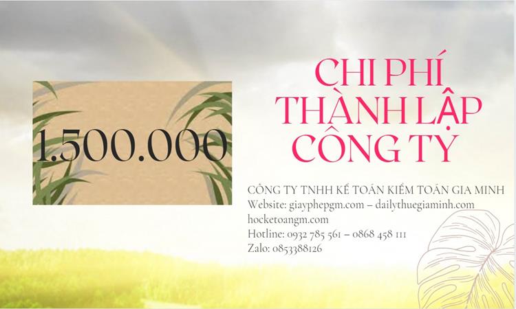 Chi phí thành lập công ty đào tạo nghề tại Quận Tân Bình