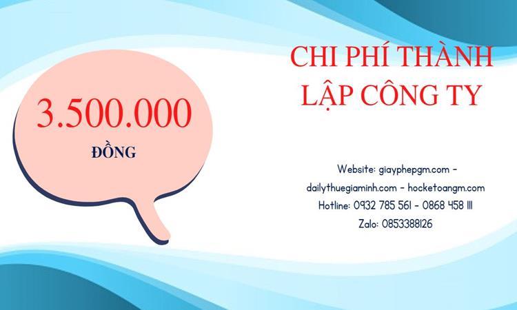 Chi phí thành lập công ty kiến trúc tại Bắc Ninh 