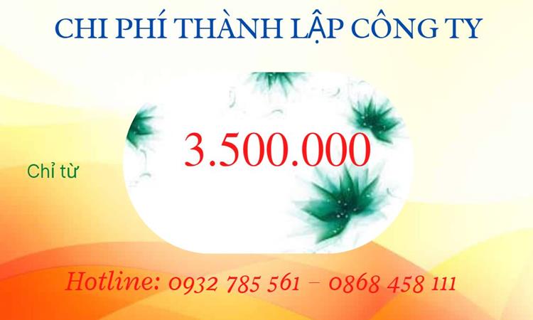 Chi phí thành lập công ty kiến trúc tại Huyện Bình Chánh 