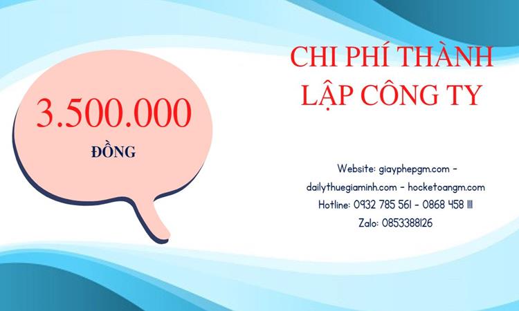 Chi phí thành lập công ty kiến trúc tại Bình Thuận 