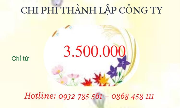 Chi phí thành lập công ty kiến trúc tại Đồng Tháp 