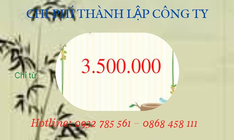 Chi phí thành lập công ty kiến trúc tại Hà Nam 