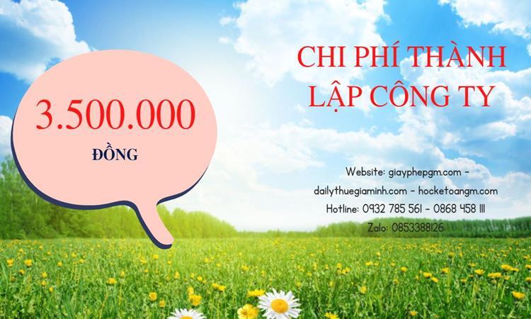 Chi phí thành lập công ty kiến trúc tại Hà Nội 