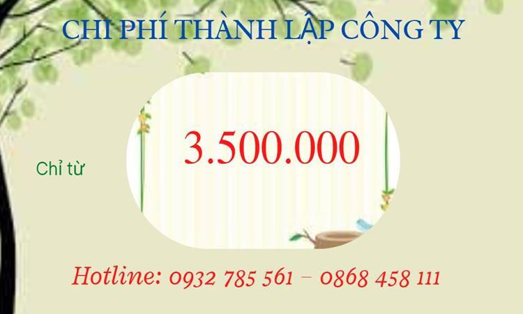 Chi phí thành lập công ty kiến trúc tại Hà Tĩnh 