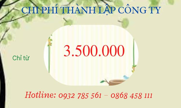 Thủ tục thành lập công ty kiến trúc tại hậu giang 5 Chi phí thành lập công ty kiến trúc tại Hậu Giang