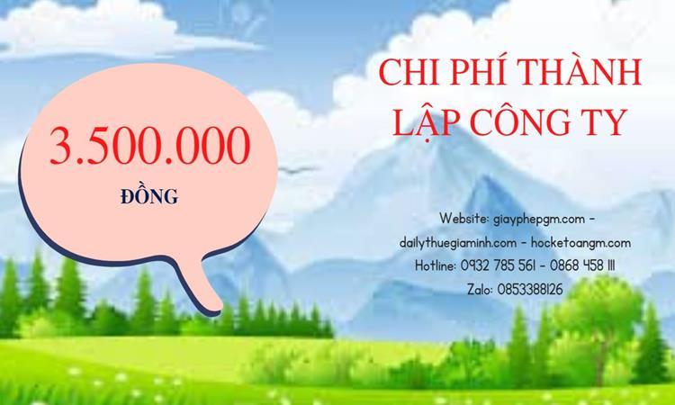 Chi phí thành lập công ty kiến trúc tại Huyện Ba Vì 