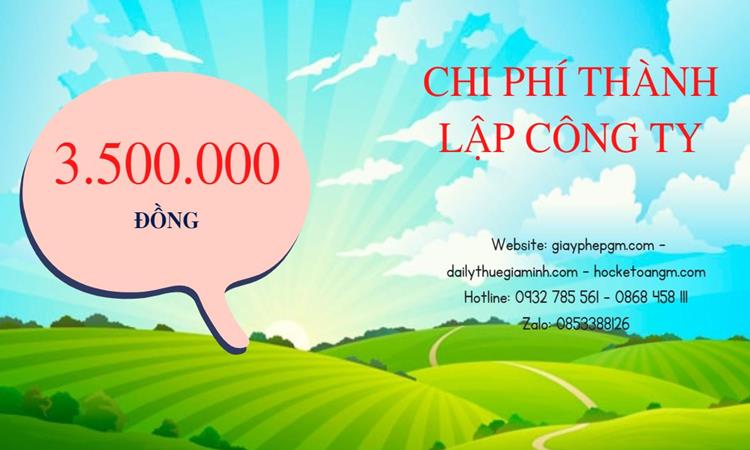 Chi phí thành lập công ty kiến trúc tại Huyện Hoài Đức